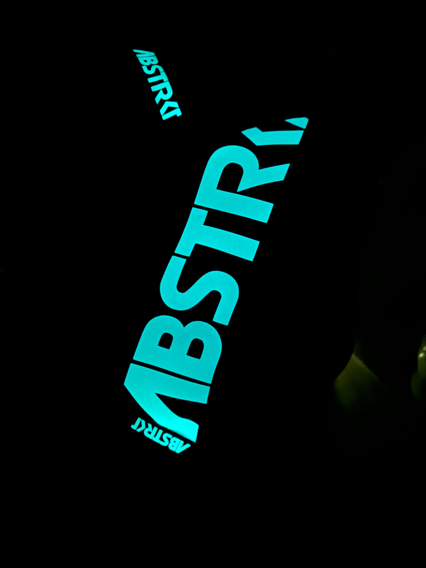 Black/Glow-In-the-Dark Blue/Pink/Green/Orange/White ABSTRKT Hoodie (S-XXXL) ADHD APPROVED Feel