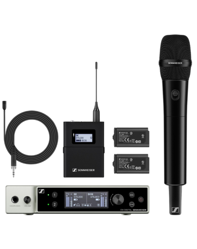 Sennheiser EW-DX MKE 2-835-S Wireless Digital Combo Set